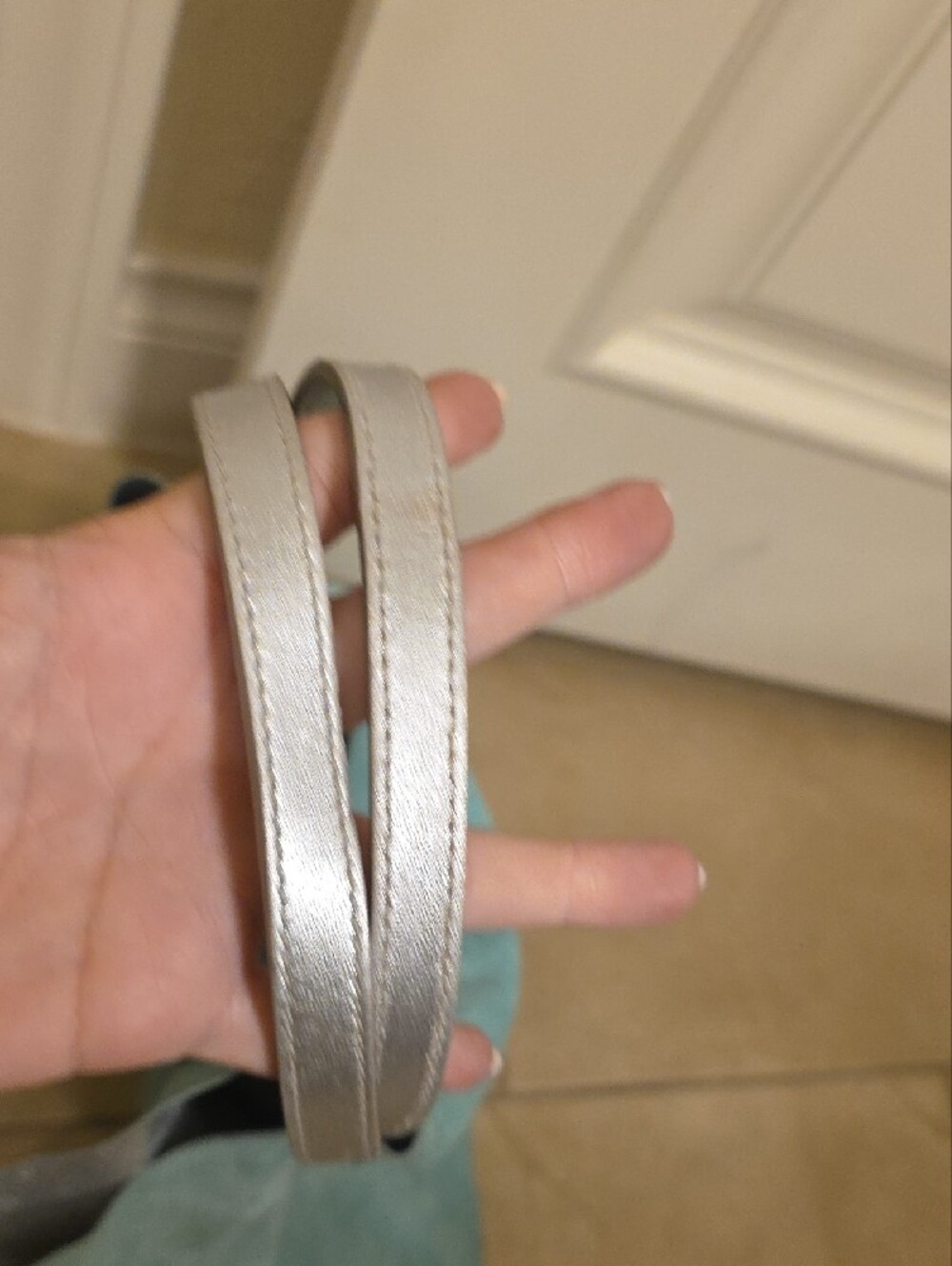 Tiffany & Co. Metallic Silver Tote with REVERSIBLE Tiffany Blue - Picture 13 of 13